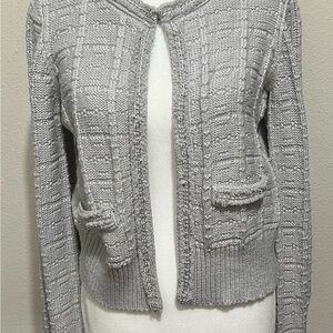 Express open Cardigan Gray Women's Sweater in size Small